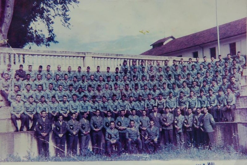  Wilson Gyboski. Na foto, Bateria de Comando e Serviço, do 3º GAAAe, em janeiro de 1968. Gyboskix. Seção Memória. quartel, soldados, gyboskixx