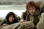 WOOD ASTIN** FILE **Actors Elijah Wood as Frodo, left, and  Sean Astin as Sam, appear in a scene from New Line Cinemas The Lord of the Rings: The Two Towers, in this undated promotional photo. The film was nominated for best picture in the Academy Award nominations announced Tuesday, Feb. 11, 2003. The winners will be announced March 23, 2003, at the 75th Academy Awards in Hollywood, Calif. (AP Photo/Pierre Vinet, New Line Cinema) Fonte: AP Fotógrafo: PIERRE VINET