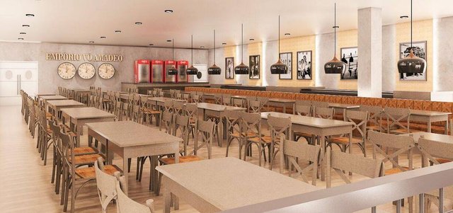 Novo emp&oacute;rio gourment do Due Fratelli no shopping Pra&ccedil;a Nova Santa Maria