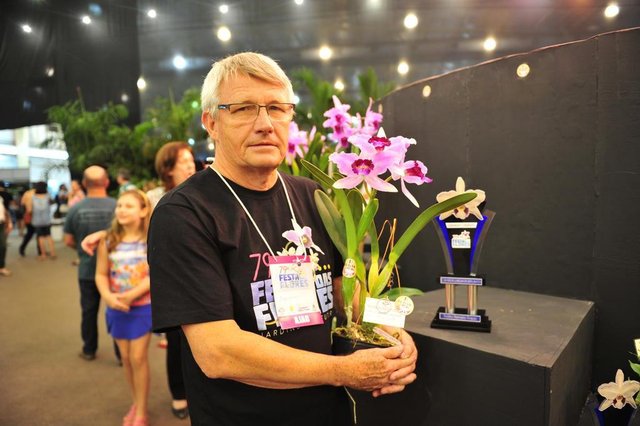 JOINVILLE,SC,BRASIL,15-11-2017.79ª Festa das Flores de Joinville.Ingo Gieseler.(Foto:Salmo Duarte/A Notícia) JOINVILLE,SC,BRASIL,15-11-2017.79ª Festa das Flores de Joinville.Ingo Gieseler.(Foto:Salmo Duarte/A Notícia)