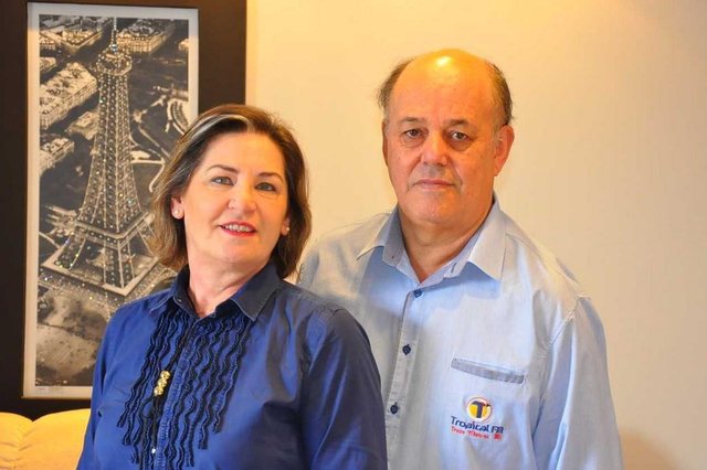 Odete Lopes de Lima, 60 anos, doadora de medula. mora em Treze Tílias, no Meio-Oeste catarinense.na foto, ela e o marido, Nereu Lima Odete Lopes de Lima, 60 anos, doadora de medula. mora em Treze Tílias, no Meio-Oeste catarinense.na foto, ela e o marido, Nereu Lima