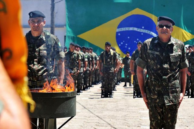  Santa Maria, RS, Brasil, 19/11/2017.CERIM&Ocirc;NIA NO QUARTEL DO 4&ordm; BATALH&Atilde;O LOG&Iacute;SICO (4&ordm; BLOG) MARCOU O DIA DA BANDEIRA EM SANTA MARIA