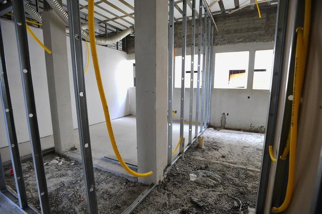  SANTA MARIA, RS, BRASIL.10/10/2017.OBRA CENTRAL DE UTIS HOSPITAL UNIVERSIT&Aacute;RIO DE SANTA MARIA DEVEM FICAR PRONTA NO FINAL DO ANOFOTO: GABRIEL HAESBAERT / NEWCO DSM