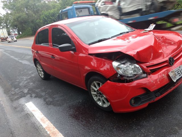 Engavetamento na BR-470 Engavetamento na BR-470