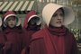 The Handmaids Tale  -- Faithful -- Episode 105 --  Serena Joy makes Offred a surprising proposition. Offred remembers the unconventional beginnings of her relationship with her husband. Janine (Madeline Brewer), left and Offred (Elisabeth Moss), right, shown. (Photo by: George Kraychyk/Hulu)