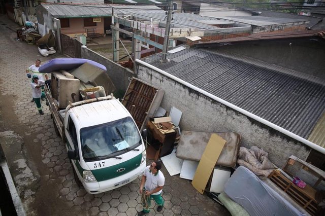 Comcap limpa resíduos após chuvas Comcap limpa resíduos após chuvas