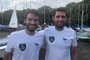 A dupla Rafael Gagliotti e Henrique Wisniewiski, do Iate Clube de Santos, venceu a regata de abertura do 69º Campeonato Brasileiro da classe Snipe, realizado no Clube dos Jangadeiros, em Porto Alegre