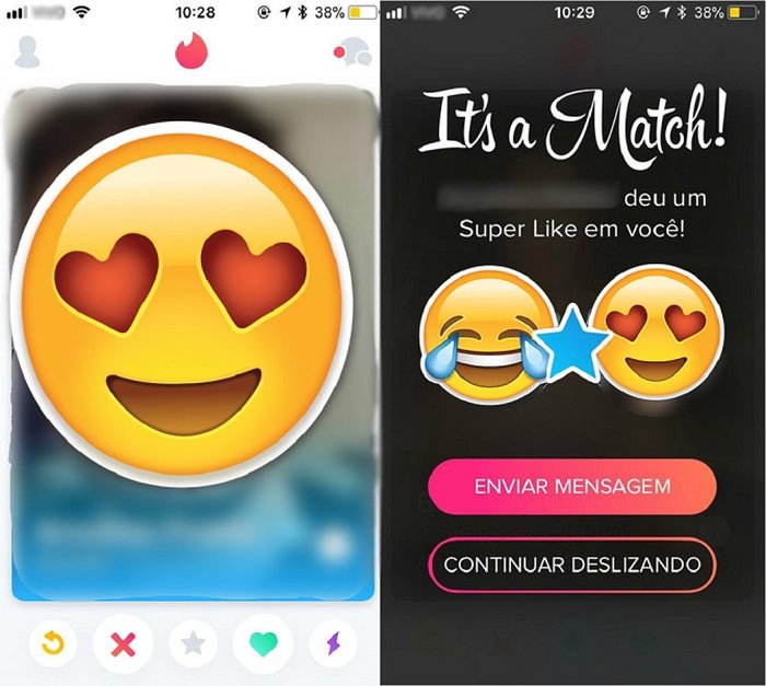 Tinder / Reprodução Tinder / Reprodução