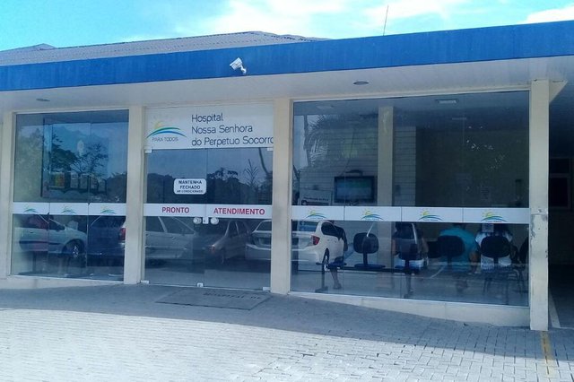 Hospital Nossa Senhora do Perpétuo Socorro, em Gaspar, onde foi atendida a vítima de febre amarela em Gaspar Hospital Nossa Senhora do Perpétuo Socorro, em Gaspar, onde foi atendida a vítima de febre amarela em Gaspar