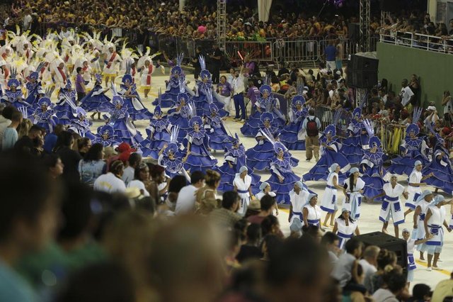 FLORIANOPOLIS, SC, BRASIL, 10/02/2018: Carnaval 2018 - Nação Guarani (Foto: CRISTIANO ESTRELA / DIARIO CATARINENSE) FLORIANOPOLIS, SC, BRASIL, 10/02/2018: Carnaval 2018 - Nação Guarani (Foto: CRISTIANO ESTRELA / DIARIO CATARINENSE)