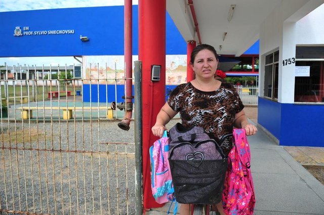 JOINVILLE,SC,BRASIL,09-02-2018.Falta de professores na escola municipal Professor Sylvio Sniecikovski,bairro Jardim Paraiso.(Foto:Salmo Duarte/A Notícia) JOINVILLE,SC,BRASIL,09-02-2018.Falta de professores na escola municipal Professor Sylvio Sniecikovski,bairro Jardim Paraiso.(Foto:Salmo Duarte/A Notícia)