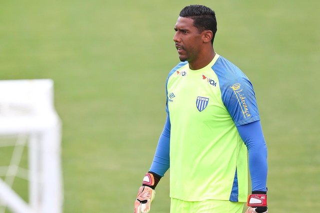 FLORIANÓPOLIS, SC, BRASIL, 07-03-2018: Aranha, goleiro do Avaí. FLORIANÓPOLIS, SC, BRASIL, 07-03-2018: Aranha, goleiro do Avaí.