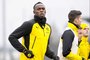 Usain Bolt em treino no Borussia Dortmund