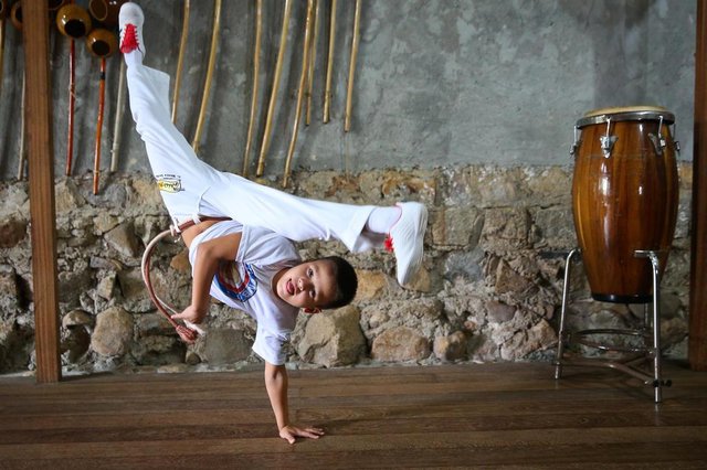 FLORIANÓPOLIS, SC, BRASIL, 19-03-2018: O jovem capoeirista Faísca: Luiz Felipe Vonsoski, 10 anos, está fazendo uma vaquinha após se classificar para mundial de capoeira no Azerbaijão. FLORIANÓPOLIS, SC, BRASIL, 19-03-2018: O jovem capoeirista Faísca: Luiz Felipe Vonsoski, 10 anos, está fazendo uma vaquinha após se classificar para mundial de capoeira no Azerbaijão.