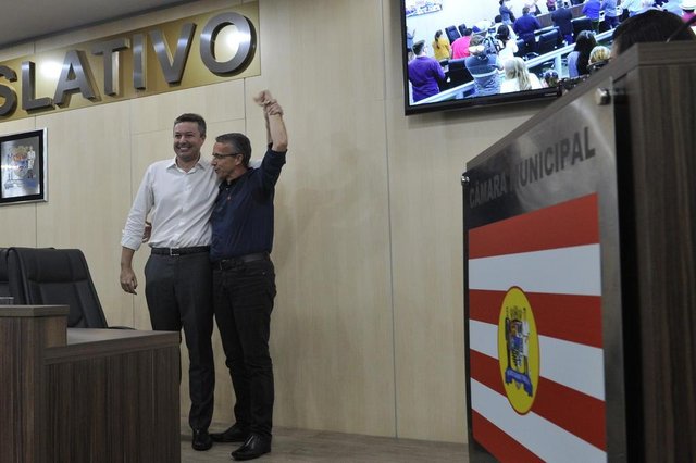 Blumenau - SC - Brasil - 27032018 - Napoleão encara riscos da renúncia para levar adiante carreira política meteórica. Blumenau - SC - Brasil - 27032018 - Napoleão encara riscos da renúncia para levar adiante carreira política meteórica.