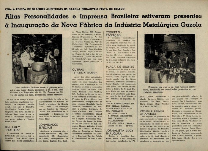 Centro de Memória da Câmara de Vereadores de Caxias do Sul / divulgação Centro de Memória da Câmara de Vereadores de Caxias do Sul / divulgação
