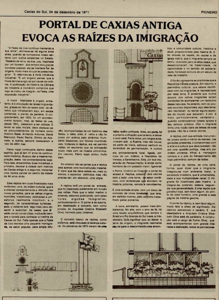 Centro de Memória da Câmara de Vereadores de Caxias do Sul / reprodução Centro de Memória da Câmara de Vereadores de Caxias do Sul / reprodução