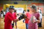  ESTEIO - RIO GRANDE DO SUL - BRASIL - Aulas de boxe para a 3ª idade - idosos de Esteio estão tendo aulas gratuitas da modalidade. Na foto, Manoel Barbosa da Rocha (FOTO: LAURO ALVES)