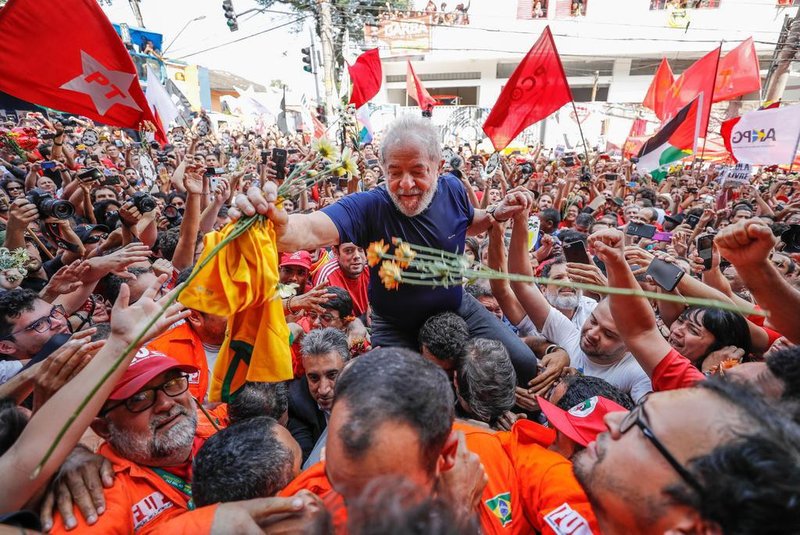  SÃO BERNARDO DO CAMPO, SP, BRASIL - 07/04/2018 - Lula em São Bernardo do Campo.Indexador:  Rafael Ribeiro