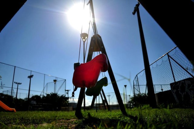 JOINVILLE,SC,BRASIL,12-04-2018.Parquinhos em Joinville.Parque da cidade.(Foto:Salmo Duarte/A Notícia) JOINVILLE,SC,BRASIL,12-04-2018.Parquinhos em Joinville.Parque da cidade.(Foto:Salmo Duarte/A Notícia)