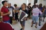  PORTO ALEGRE, RS, BRASIL 10/05/2018 - O tradicional Baile das Quintas, do Asilo Padre Cacique, teve uma entonação diferente nesta quinta-feira (10/05), a Fábrica de Gaiteiros, projeto do Instituto Renato Borghetti de Cultura e Música, realizou uma apresentação para os idosos da Instituição. (FOTO: ROBINSON ESTRÁSULAS/AGÊNCIA RBS)