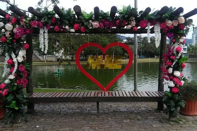 Ponto para foto do parque ramiro em Blumenau para o Dia das Mães Ponto para foto do parque ramiro em Blumenau para o Dia das Mães