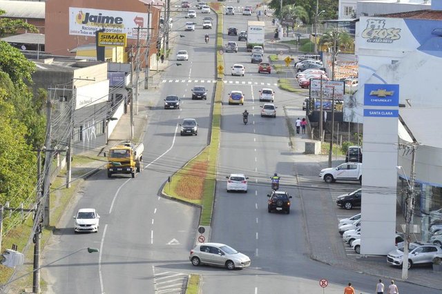 Blumenau - SC - Brasil - 10052018 - Ruas mais perigosas de Blumenau, na foto rua 2 de setembro. Blumenau - SC - Brasil - 10052018 - Ruas mais perigosas de Blumenau, na foto rua 2 de setembro.