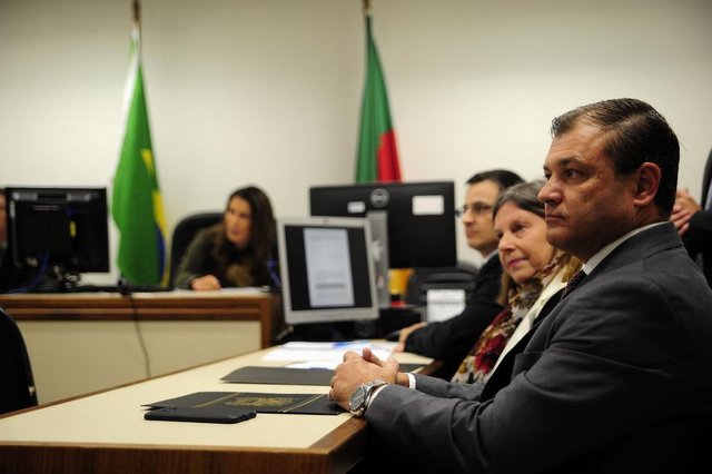 CAXIAS DO SUL, RS, BRASIL, 17/05/2018 - Audiência de conciliação entre Visate e Prefeitura busca resolver impasse que cerca o aumento da tarifa do transporte público na cidade. (Marcelo Casagrande/Agência RBS) CAXIAS DO SUL, RS, BRASIL, 17/05/2018 - Audiência de conciliação entre Visate e Prefeitura busca resolver impasse que cerca o aumento da tarifa do transporte público na cidade. (Marcelo Casagrande/Agência RBS)
