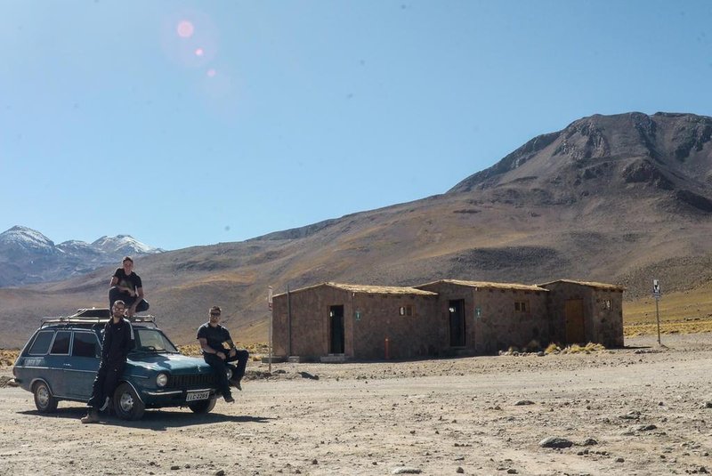 Amigos de Caxias do Sul foram ao Deserto do Atacama de Belina. Yuri Buffon , Murilo Fonseca , João Paulo Oliveira de Mattos
