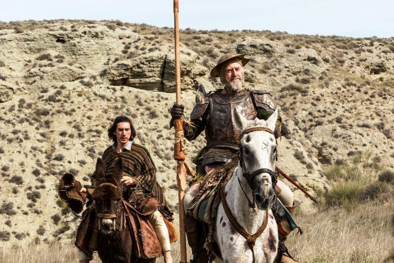 The Man Who Killed Don Quixote, filme de Terry Gilliam. com  Adam Driver e Jonathan Pryce