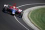 INDIANAPOLIS, IN - MAY 25: Matheus Leist of Brazil, driver of the #4 ABC Supply AJ Foyt Racing Chevrolet drives during Carb Day for the 102nd running of the Indianapolis 500 at Indianapolis Motorspeedway on May 25, 2018 in Indianapolis, Indiana.   Chris Graythen/Getty Images/AFP