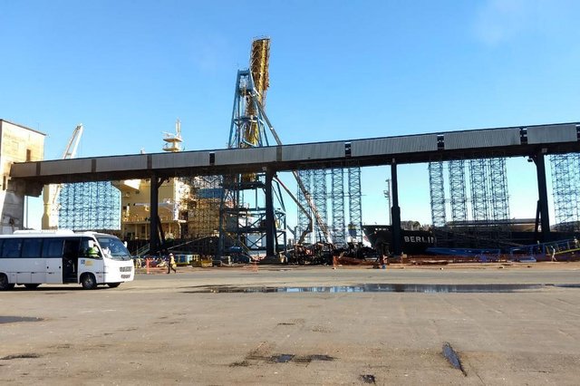 SÃO FRANCISCO DO SUL, SANTA CATARINA, BRASIL (06/06/2018): Operação total do terminal graneleiro do Porto de São Francisco do Sul deve ser retomada dia 15 SÃO FRANCISCO DO SUL, SANTA CATARINA, BRASIL (06/06/2018): Operação total do terminal graneleiro do Porto de São Francisco do Sul deve ser retomada dia 15