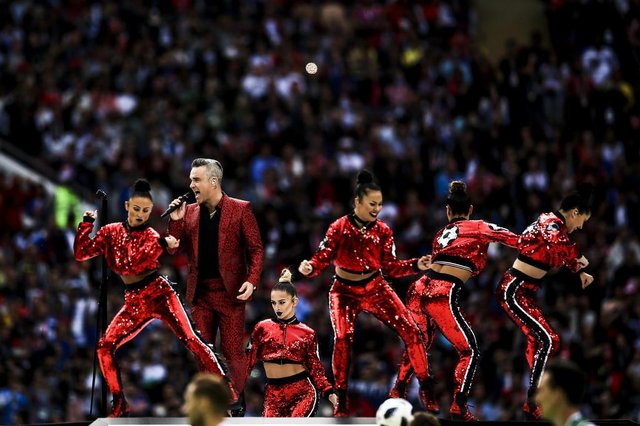 MOSCOU, RÚSSIA, 14-06-2018. Jogo de abertura da copa do mundo 2018. Rússia enfrenta a Arábia Saudita. Na foto, cerimônia de abertura. (FOTO: ANDERSON FETTER/AGÊNCIA RBS)Editoria: CopIndexador: Anderson FetterFotógrafo: Fotografo MOSCOU, RÚSSIA, 14-06-2018. Jogo de abertura da copa do mundo 2018. Rússia enfrenta a Arábia Saudita. Na foto, cerimônia de abertura. (FOTO: ANDERSON FETTER/AGÊNCIA RBS)Editoria: CopIndexador: Anderson FetterFotógrafo: Fotografo