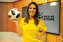  PORTO AELGRE,RS,BRASIL.2018-06-13.Kelly Costa substitui os apresentadores do esporte, que estão na Copa da Russia.(RONALDO BERNARDI/AGENCIA RBS).
