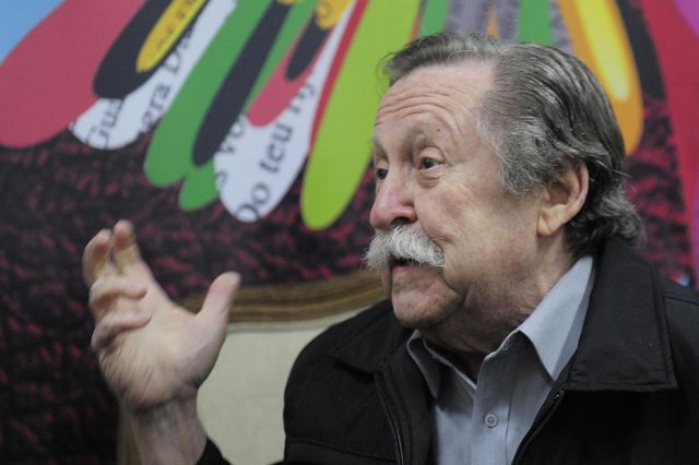 JOINVILLE,SC,BRASIL,15-06-2018.Feira do Livro,escritor Pedro Bandeira.(Foto:Salmo Duarte/A Notícia)Indexador: Maykon Lammerhirt JOINVILLE,SC,BRASIL,15-06-2018.Feira do Livro,escritor Pedro Bandeira.(Foto:Salmo Duarte/A Notícia)Indexador: Maykon Lammerhirt