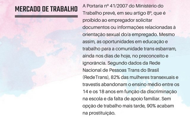 Caderno Nós, transexualidade Caderno Nós, transexualidade
