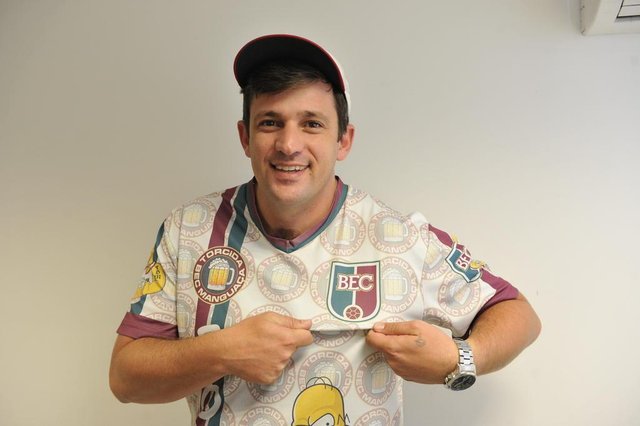 Blumenau - SC - Brasil - 05072018 - Jean torcedor do BEC Blumenau Esporte Clube. Blumenau - SC - Brasil - 05072018 - Jean torcedor do BEC Blumenau Esporte Clube.