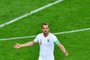  Englands forward Harry Kane reacts during the Russia 2018 World Cup semi-final football match between Croatia and England at the Luzhniki Stadium in Moscow on July 11, 2018. / AFP PHOTO / Mladen ANTONOV / RESTRICTED TO EDITORIAL USE - NO MOBILE PUSH ALERTS/DOWNLOADSEditoria: SPOLocal: MoscowIndexador: MLADEN ANTONOVSecao: soccerFonte: AFPFotógrafo: STF