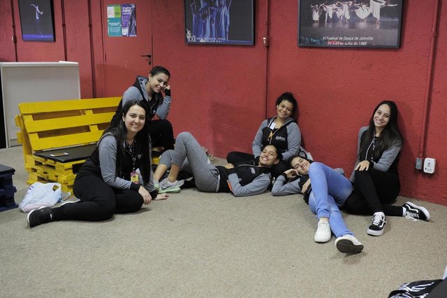 JOINVILLE,SC,BRASIL,16-07-2018.Festival de Dança 2018.Grupos estão chegando na cidade.Adágio Ballet & Fitiness,PR.(Foto:Salmo Duarte/A Notícia)Indexador: Maykon Lammerhirt JOINVILLE,SC,BRASIL,16-07-2018.Festival de Dança 2018.Grupos estão chegando na cidade.Adágio Ballet & Fitiness,PR.(Foto:Salmo Duarte/A Notícia)Indexador: Maykon Lammerhirt