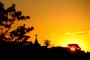  CAXIAS DO SUL, RS, BRASIL, 16/05/2018. Pôr do sol às margens da Rota do Sol, a RSC-453, para ambiental de clima no fim de tarde. (Diogo Sallaberry/Agência RBS)