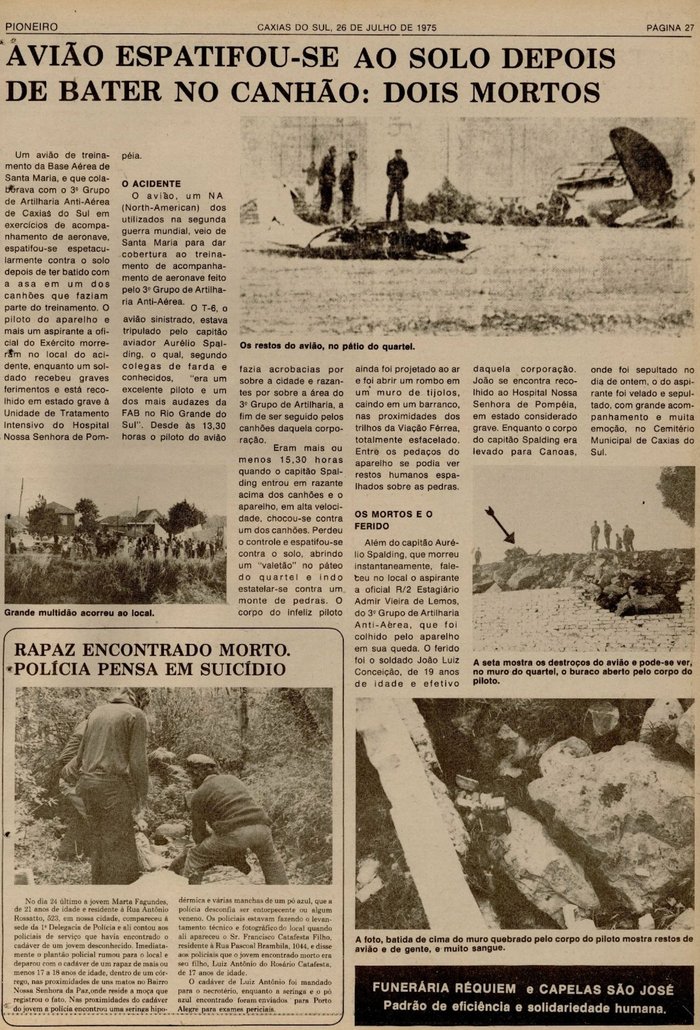 Acervo Centro de Memória da Câmara de Vereadores de Caxias do Sul / reprodução Acervo Centro de Memória da Câmara de Vereadores de Caxias do Sul / reprodução