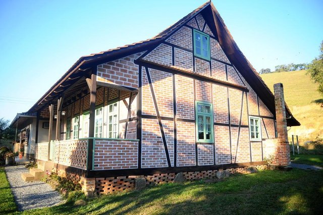 JARAGUÁ DO SUL, SC, BRASIL (24-07-2017) - Casa Rux no bairro tombado pelo Iphan Rio da Luz em Jaraguá do Sul. (Foto: Maykon Lammerhirt, Agencia RBS) JARAGUÁ DO SUL, SC, BRASIL (24-07-2017) - Casa Rux no bairro tombado pelo Iphan Rio da Luz em Jaraguá do Sul. (Foto: Maykon Lammerhirt, Agencia RBS)