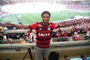 Vitinho é apresentado no Flamengo e assiste a jogo contra o Sport, no Maracanã