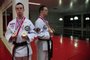  CAXIAS DO SUL, RS, BRASIL, 29/07/2018 - Matheus Rocha, portador de Sindrome de Down, é campeão Mundial de Taekwondo em armas, nos Estados Unidos. (Marcelo Casagrande/Agência RBS)
