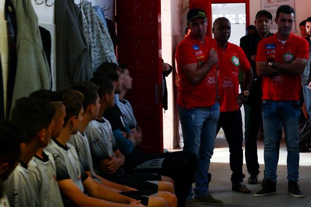 SC - Criciúma - 06/08/2018 - Apresentação Paulo Baier no Prospera, Esporte Clube Prospera de Criciúma, apresenta Paulo Baier como seu treinador para a disputa do Campeonato Catarinense C 2018. Foto: Guilherme Hahn/Especial SC - Criciúma - 06/08/2018 - Apresentação Paulo Baier no Prospera, Esporte Clube Prospera de Criciúma, apresenta Paulo Baier como seu treinador para a disputa do Campeonato Catarinense C 2018. Foto: Guilherme Hahn/Especial