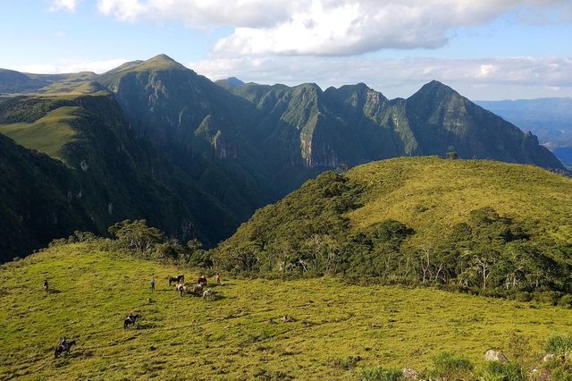 Imagens do Globo Repórter especial sobre a Serra catarinense na foto Trilha dos Indios no Campo dos Padres Imagens do Globo Repórter especial sobre a Serra catarinense na foto Trilha dos Indios no Campo dos Padres