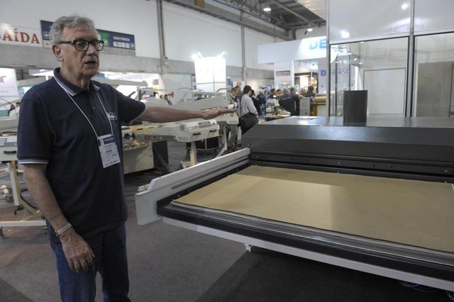 Blumenau - SC - Brasil - 21082018 - Febratex abre as portas para a inovação da indústria têxtil, vila germânica Blumenau. empresa Mogk Haroldo Blumenau - SC - Brasil - 21082018 - Febratex abre as portas para a inovação da indústria têxtil, vila germânica Blumenau. empresa Mogk Haroldo
