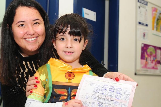 JOINVILLE,SC,BRASIL,23-08-2018.Campanha Nacional de Vacinação contra o Sarampo de 2018.Renata Michele Borges com os filhos Lara Martins e Guilherme Martins.(Foto:Salmo Duarte/A Notícia) JOINVILLE,SC,BRASIL,23-08-2018.Campanha Nacional de Vacinação contra o Sarampo de 2018.Renata Michele Borges com os filhos Lara Martins e Guilherme Martins.(Foto:Salmo Duarte/A Notícia)