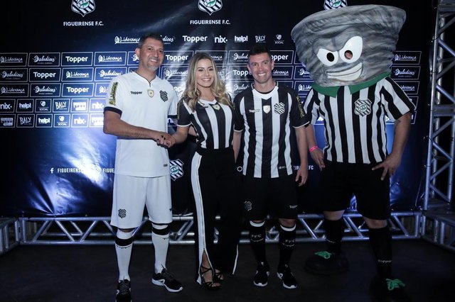 FLORIANÓPOLIS, SC, BRASIL - 26/08/2018Apresentação do novo uniforme do Figueirense Futebol Clube, agora patrocinado pela Topper FLORIANÓPOLIS, SC, BRASIL - 26/08/2018Apresentação do novo uniforme do Figueirense Futebol Clube, agora patrocinado pela Topper