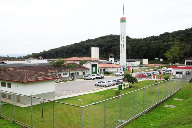 JOINVILLE,SC,BRASIL,13-08-2018.Grupo armado tenta invadir Penitenciária de Joinville.(Foto:Salmo Duarte/A Notícia) JOINVILLE,SC,BRASIL,13-08-2018.Grupo armado tenta invadir Penitenciária de Joinville.(Foto:Salmo Duarte/A Notícia)